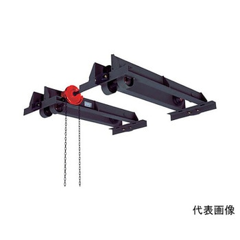 SGS型サスペンション式ギヤードサドル 鍛造鉄車輪仕様 SGSシリーズ 象印チェンブロック