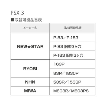 NEW STAR 取替用ドアクローザ PSXシリーズ NEW STAR(日本ドアーチェック製造)
