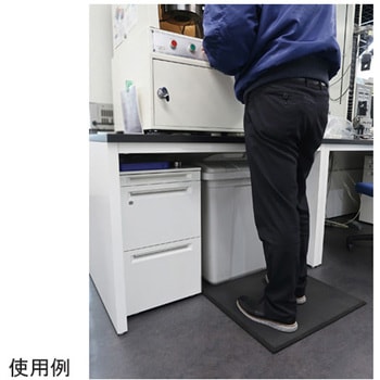 ORTHOMAT ブラック 穴なし 60×90 PS3BIVシリーズ クリーンテックス・ジャパン