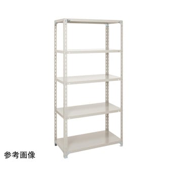 軽量ラック 積載荷重 120kg/段 開放型 天地4段 L-6645-4シリーズ アズワン