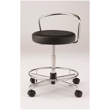 導電チェア・厚座スツールタイプ ブラック CA-Eシリーズ アズワン