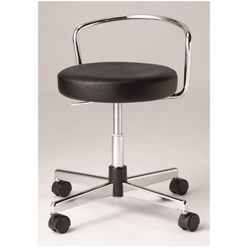 導電チェア・厚座スツールタイプ ブラック CA-Eシリーズ アズワン