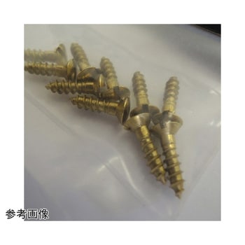真鍮マイナス木ネジ ナベ頭 10本入 STAX TOOLS