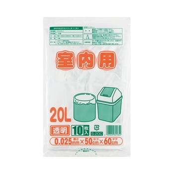 室内用ポリ袋20L 10枚×30組入 ワタナベ工業