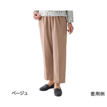おしりスルッとカチオンライトパンツ ベージュ 89880シリーズ ケアファッション