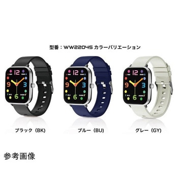 スマートウォッチ HSシリーズ スクエア FT型 フルタッチパネル WW22045シリーズ アリアス