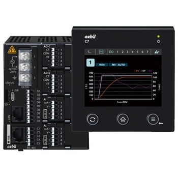 グラフィカル調節計 PV1 電流出力 CT、VT入力各一点 C7GAシリーズ アズワン