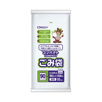 コンパクトごみ袋 LD 透明 10P CB-LNシリーズ オルディ