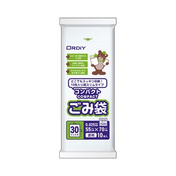コンパクトごみ袋 LD 透明 10P CB-LNシリーズ オルディ