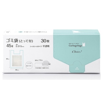 チョイスゴミ袋とって付 0.015mm 半透明 30P CH-GHシリーズ オルディ