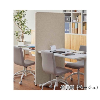 吸音パーティション W80・H150cm 単体 キャスター脚 61-755-74シリーズ アズワン