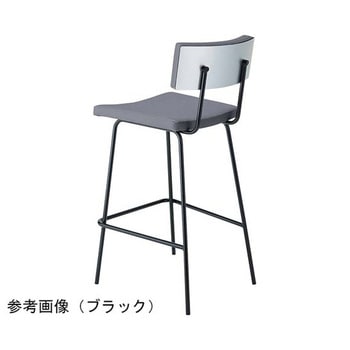 スチール脚バックデザインハイチェア 52-736-79シリーズ アズワン