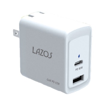 窒化ガリウムAC充電器 2口 C PD +Aポート 6個セット L-AC-Gシリーズ - Lazos
