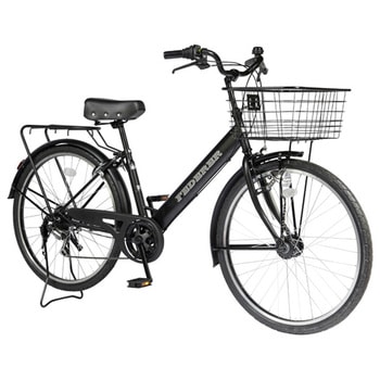 防災サイクル 26型6段変速・LEDオートライト付 ノンパンク シティサイクル【完成組立品】 ZY-266V-HDR-TCシリーズ 東部