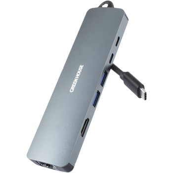 8 in1 USB Type-C コンパクトドッキングステーション グリーンハウス