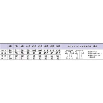 オーバーブラウス ネイビーXブルー BCJ0711-38シリーズ - BONCIERGE