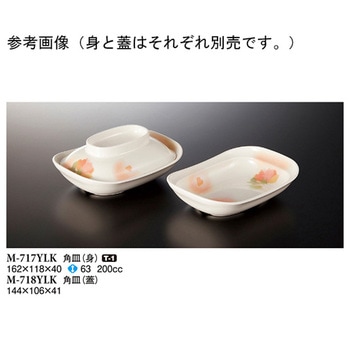 角皿 蓋 スリーライン