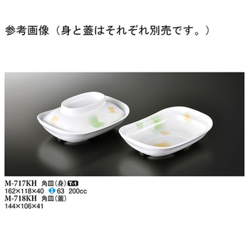 角皿 蓋 スリーライン