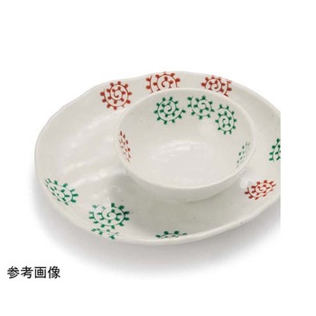 21cm 楕円皿 更紗 M-491SRAシリーズ スリーライン