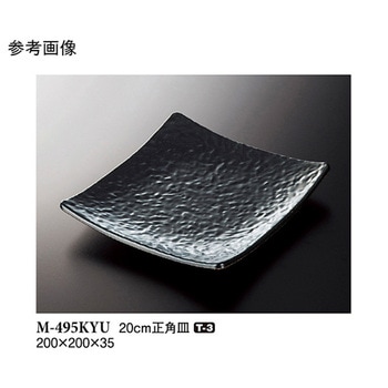 20cm 正角皿 M-495シリーズ スリーライン