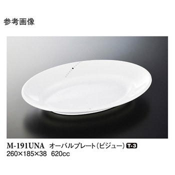 オーバルプレート 大 ビジュー M-191UNAシリーズ スリーライン