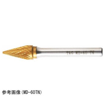 チタンコーティングシリーズ シャンク径6mm Mシリーズ ダブル MDシリーズ - TAG BUR