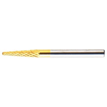 チタンコーティングシリーズ超硬ソリッドミニバー シャンク径3mm TAG BUR