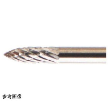 超硬ソリッドミニバー シャンク径3mm 全長38mm TAG BUR