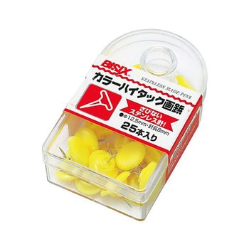 カラーハイタック画鋲 25本×5箱入 BX1-6シリーズ ミツヤ