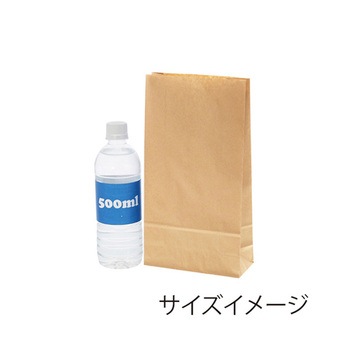 角底袋 ファンシーバッグ 未晒無地 100枚入 HEIKO