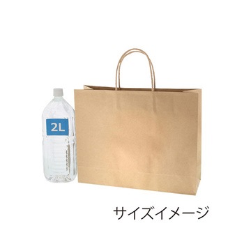 手提げ紙袋 スムースバッグ 未晒無地 25枚入 HEIKO