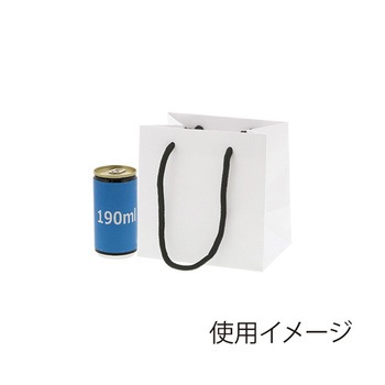 手提げ紙袋 ブライトバッグ 白 MT 10枚入 HEIKO