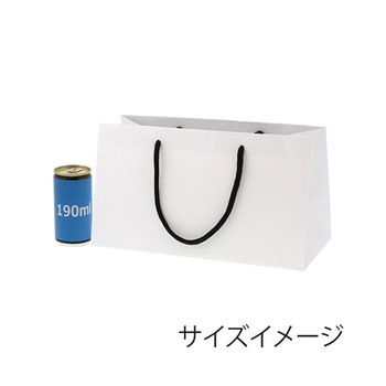 手提げ紙袋 ブライトバッグ 白 MT 10枚入 HEIKO
