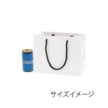 手提げ紙袋 ブライトバッグ 白 MT 10枚入 HEIKO