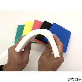 硬質カラースポンジ 発泡ポリエチレン 白 粘着付き イノアック