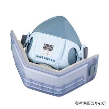 取り換え式防じんマスク サンコースカイマスク DH747S型 シリコーンゴム面体 1ケース 10個入 DH747シリーズ 三光化学工業