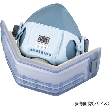 取り換え式防じんマスク サンコースカイマスク DH747S型 シリコーンゴム面体 1ケース 10個入 DH747シリーズ 三光化学工業