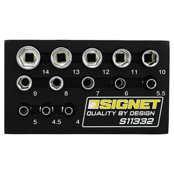 差込角1/4DR 13PC SIGNET(シグネット)