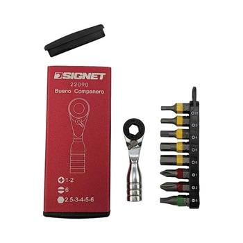 ウルトラショートミニラチェセット ギア数52 全長52mm ビット8個付き SIGNET(シグネット)