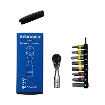 ウルトラショートミニラチェセット ギア数52 全長52mm ビット8個付き SIGNET(シグネット)