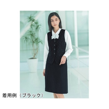 ENJOY Aラインスカート AIR SWING SUITS 1STORY ブラック EAS638シリーズ カーシーカシマ