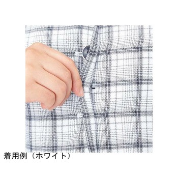 ENJOY オーバーブラウス AIR MESH CHECK ブラック ESA661シリーズ カーシーカシマ