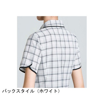ENJOY オーバーブラウス AIR MESH CHECK ブラック ESA661シリーズ カーシーカシマ