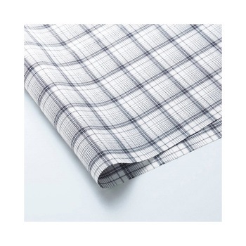 ENJOY オーバーブラウス AIR MESH CHECK ホワイト ESA661シリーズ カーシーカシマ