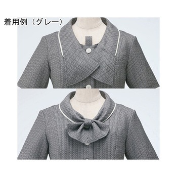 ENJOY オーバーブラウス PURETWEED グレー ESA704シリーズ カーシーカシマ
