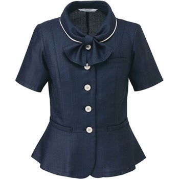 ENJOY オーバーブラウス PURETWEED ネイビー ESA704シリーズ カーシーカシマ