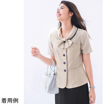 ENJOY オーバーブラウス PURETWEED グレー ESA704シリーズ カーシーカシマ