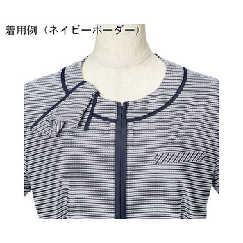 ENJOY ジャケット ロイヤルブルーボーダー ESA892シリーズ カーシーカシマ