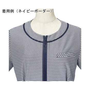 ENJOY ジャケット ロイヤルブルーボーダー ESA892シリーズ カーシーカシマ