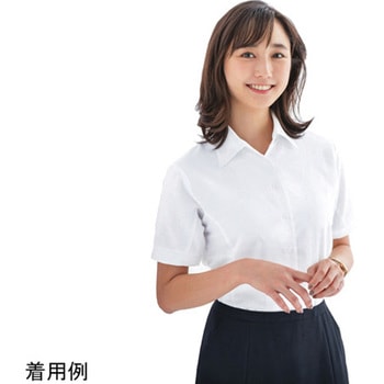 ENJOY シャツブラウス Softkarseystretch ホワイト ESB405シリーズ カーシーカシマ